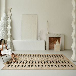 地毯客厅家用现代简约卧室耐脏茶几毯防滑床边毯整铺大面积地垫子