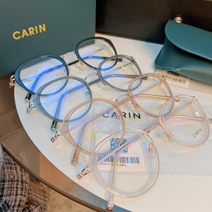 carin眼镜秀智同款超轻钛架韩版眼镜框Olsen眼镜