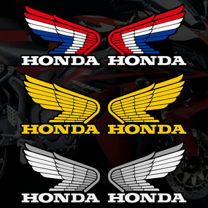 适用本田HONDA摩托车反光贴花NX125 300R CB400X CBF190R翅膀贴纸