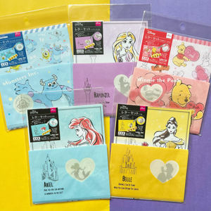日本直邮Disney迪士尼信纸套装维尼公主大眼仔正能量企鹅多款现货