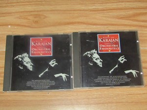 莫扎特 柏辽兹 柴可夫斯基 等作品集 卡拉扬两张打包荷兰版拆封CD