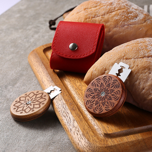 欧式面包割纹刀法棍软欧包木柄割刀家用面包修容刀厨房烘焙割花刀