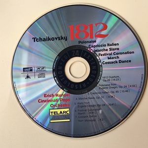 Xrcd裸碟柴可夫斯基1812序曲孔泽尔  泰拉克 爆棚古典发烧CD天碟