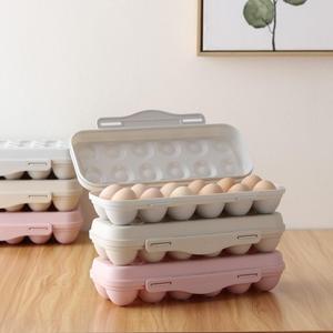 防摔便携塑料蛋托户外鸡蛋盒防震保护神器雁旌收纳盒装鸡蛋的盒子