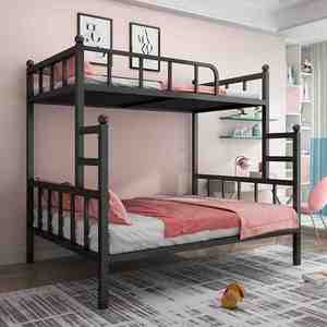 子母床上下床铁艺多功能高低床双层床母子床双人上下铺床儿童床
