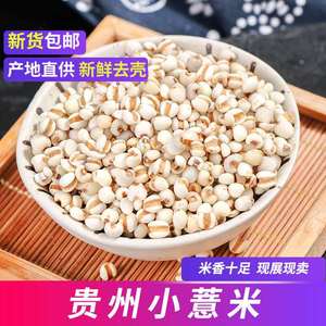 新鲜小薏米仁500g 薏米 薏仁米 苡米仁 贵州特产五谷杂粮粗粮粮油