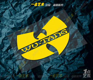 Wu - Tang Clan车贴乐队车贴约斯塔滕岛嘻哈团体旅行箱电脑笔记本