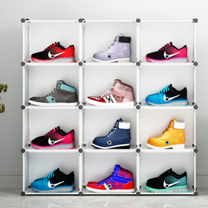 收纳盒子透明装篮球鞋子的神器鞋墙卧室家用AJ简易鞋盒收藏展示柜