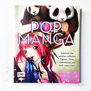 德语Deutsch原版学生漫画绘画学习书 Pop Manga 流行漫画 平装