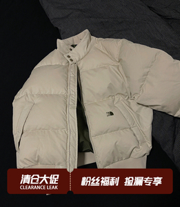 【清仓】白色立领加厚保暖棉服女冬季时尚宽松百搭夹棉棒球服外套