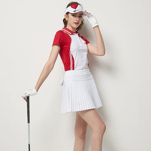 BG高尔夫女装短袖T恤服装女套装运动修身透气golf球服韩款春夏款