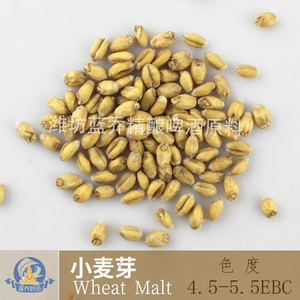 小麦芽Pale Wheat Malt精酿啤酒原料供应淡色小麦芽 啤酒烘焙麦芽