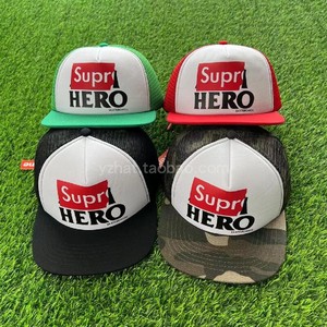 2023新款韩版帽子Sup X Anti Hero Mesh Trucker Cap夏季棒球帽女