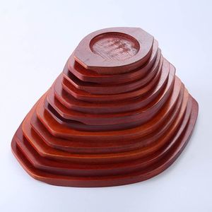韩国石锅拌饭木板垫隔热石盘碗木垫板烤炉烤盘木垫铁板砂锅木托盘