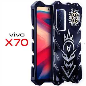 适用于vivoX70手机壳X60金属边框x50Pro+三防防摔x30pro外壳潮男