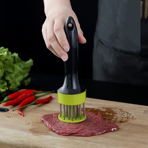 松肉针家用牛排拍打扎眼神器敲大排腌肉不锈钢肉皮扎孔炸扣肉工具