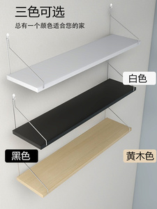 床上书架悬空壁挂书桌书架隔板挡板分层架挂板置物架墙上创意艺术