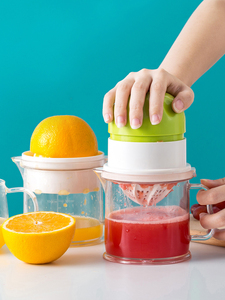 榨橙汁的机器炸果汁机柚子挤橙汁神器石榴小型迷你压榨柠檬汁葡萄