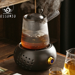 ESSONIO电陶炉玻璃茶壶套装煮茶炉加厚家用单壶全自动泡茶煮茶器