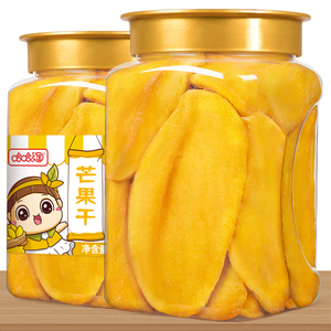 芒果干500g酸甜果脯蜜饯儿童孕妇零食休闲食品罐装小吃批发水果干