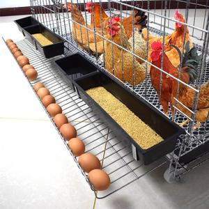 。鸡下蛋的笼子家养鸡笼养殖笼折叠式自动滚蛋鸡窝别墅大号自动清