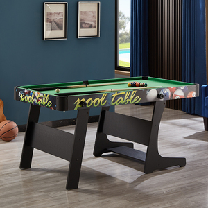台球桌标准可折叠家用多功能三合一桌球台美式迷你小型儿童黑八桌