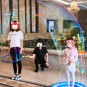 魔幻术泡泡秀套人巨型大泡泡六一儿童节目舞台表演出活动泡泡道具