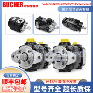 BUCHER布赫液压齿轮泵QX22-005/23/42/43QXV/EH32/42/52内齿油泵