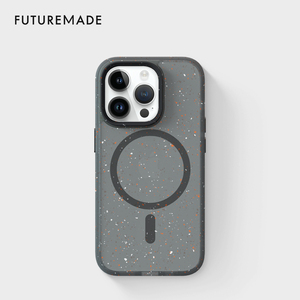 FUTUREMADE撞色泼墨新款iPhone15ProMax14plus磁吸MagSafe保护套磨砂软边全包防摔适用苹果13Pro手机壳个性潮