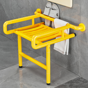 浴室折叠凳卫生间老年人洗澡凳老人扶手栏杆壁挂式防滑安全沐浴椅
