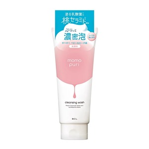 BCL日本MOMOPURI 蜜桃泡泡洗面奶深层温清洁卸妆温和洁面洗面奶