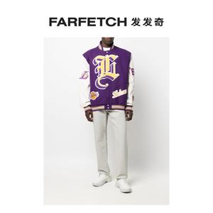 Jeff Hamilton男士Los Angeles Lakers 飞行员夹克FARFETCH发发奇