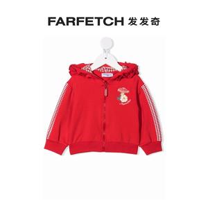 [Final Sale]Monnalisa童装Winnie the Pooh 贴花连帽衫FARFETCH