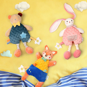米莉马莉婴儿安抚巾玩偶睡觉抱公仔兔子小玩具宝宝可入口睡眠玩具