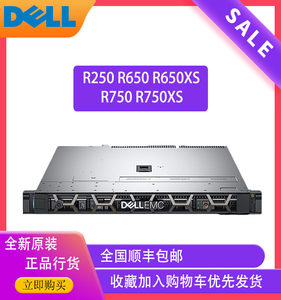 Dell/戴尔R250/R650/R650XS/R750/R750XS机架式服务器全新可选配