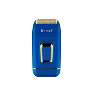 科美kemei精钢网刀头多色可选USB充电式KM-2031水洗往复式剃须刀