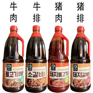 清净园烤肉酱韩国名家牛肉牛排猪肉猪排酱韩式烧烤酱2kg商用包装