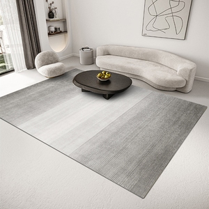 地毯客厅北欧轻奢简约高级灰色茶几沙发卧室地垫短毛意式极简地毯