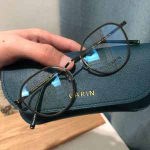 2022款carin眼镜女学生超轻多边形秀智同款防蓝光镜近视眼镜小框