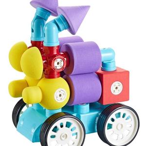 软积木玩具吸力益智儿童纯泡沫磁力男孩早教片宝宝磁铁玩乐积木汇