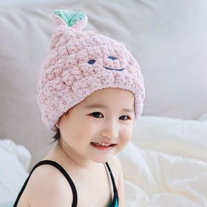 儿童干发帽女童日式可爱加厚高颜值吸水包头巾速干宝宝擦头发浴帽