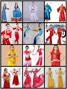 少数民族舞蹈服出租蒙古族藏族服饰古典舞现代舞拉丁秧歌广场舞服