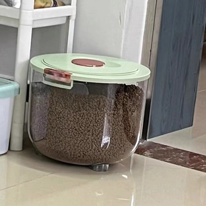 猫粮储存桶密封防潮10kg宠物储粮桶保鲜大容量家用狗粮储存密封桶