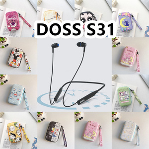 适用于DOSS S31有线运动耳机包卡通EVA保护盒