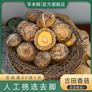 福建古田特产干香菇干货级农家自产营养菌菇冬菇蘑菇新鲜年货200g