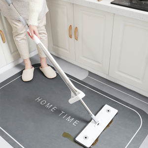 厨房专用地垫2024新款可擦洗防滑防油防水垫子pvc脚垫免洗地毯厚