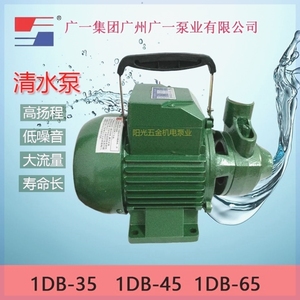 德国进口广州一泵1DB-45型清水泵 家用增压泵550W清水泵 广一清水