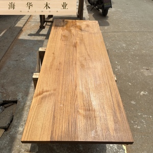 缅甸柚木实木木料木方板材原木桌面台面窗台板雕刻定制隔板家具