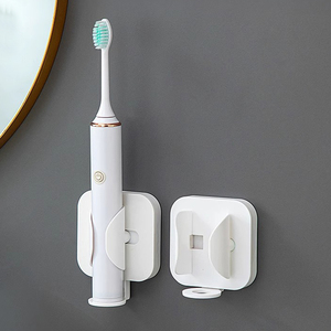 电动牙刷置物架放置座卫生间浴室免打孔支架挂架子壁挂式收纳神器