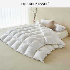 Dorrin Nessin朵琳奈森加厚保暖冬被90%白鸭绒被芯 双人羽绒被子